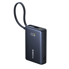 Buy Baseus Picogo 45W 10000mAh Power Bank With Built-in Cable Black from Vmart in Pakistan