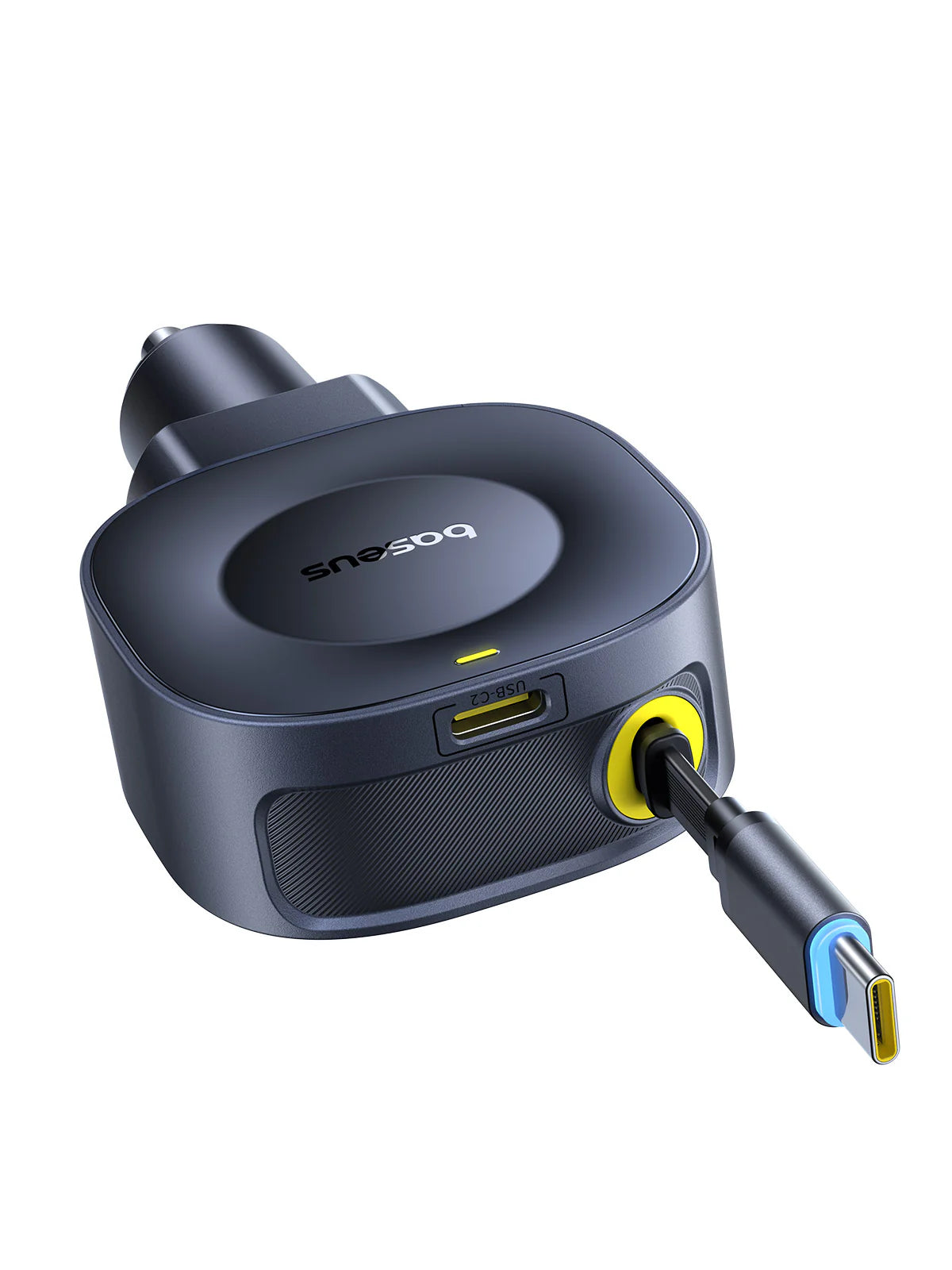 Buy Baseus PrimeTrip VR2 Car Charger with Retractable Cable 45W Cosmic Black Vmart in Pakistan