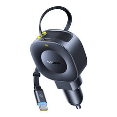 Buy Baseus PrimeTrip VR2 Car Charger with Retractable Cable 45W Cosmic Black Vmart in Pakistan
