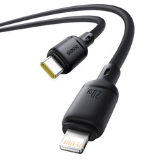 Buy Baseus Silky Series 20W Type-C to Lightning Fast Charging Cable 1m Black from Vmart in Pakistan