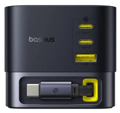 Buy Baseus Super GaN Desktop Charger with Retractable Cable 3C+U 100W EU from Vmart in Pakistan
