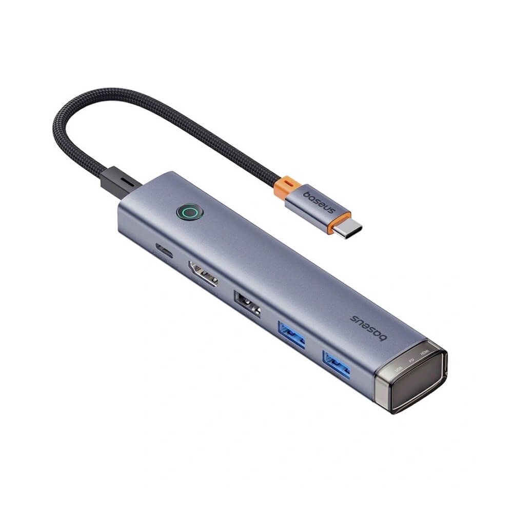 Buy Baseus UltraJoy Air 6-in-1 USB-C Hub Space Gray Vmart in Pakistan
