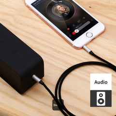 Buy Baseus Yiven M30 Male to Male 3.5mm Aux Audio Cable Black 1.5m from Vmart in Pakistan