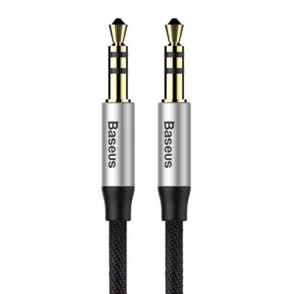 Buy Baseus Yiven M30 Male to Male 3.5mm Aux Audio Cable Black 1.5m from Vmart in Pakistan