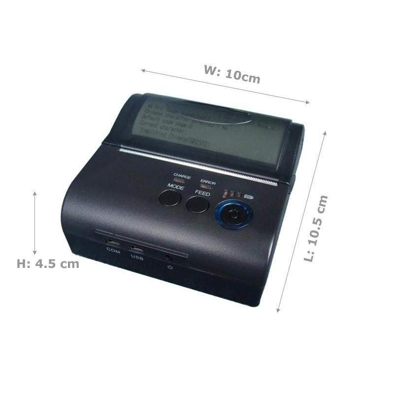 Buy Black Copper BC-P80B 80mm Bluetooth Mini Thermal Receipt Printer from Vmart in Pakistan