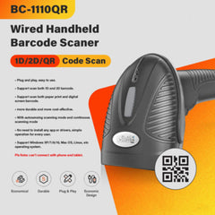 Buy Black Copper BC-1110QR Barcode Scanner from Vmart in Pakistan