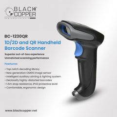 Buy Black Copper BC-1230QR Barcode Scanner from Vmart in Pakistan