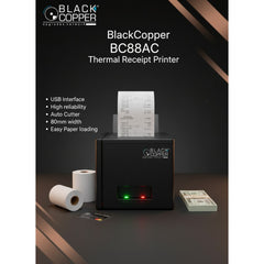 Buy Black Copper BC-88AC 80mm USB Thermal Receipt Printer Vmart in Pakistan