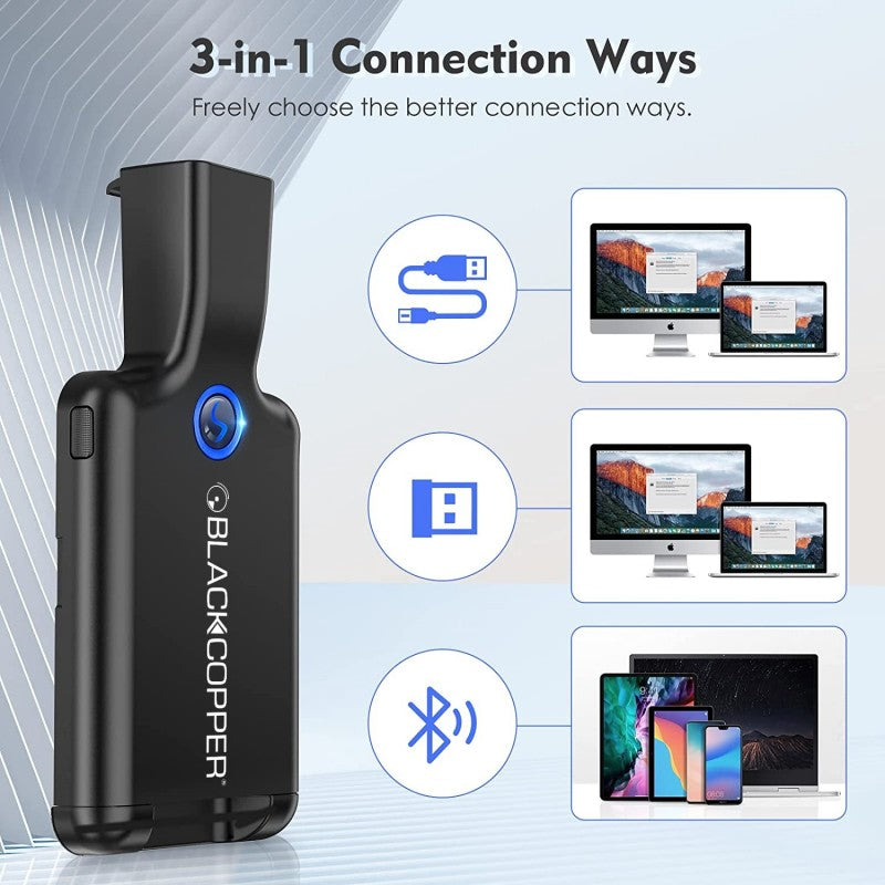 Buy Black Copper BC-PDRKIT2D Wireless Phone Back Clip Scanner from Vmart in Pakistan