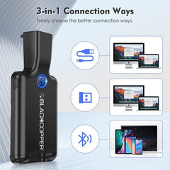 Buy Black Copper BC-PDRKIT2D Wireless Phone Back Clip Scanner from Vmart in Pakistan