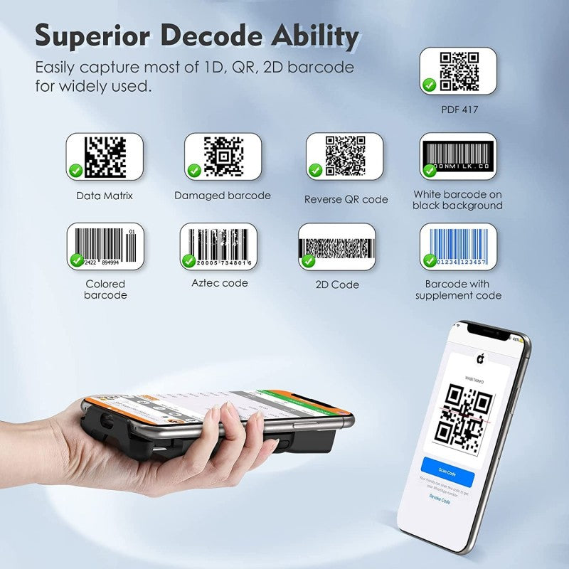 Buy Black Copper BC-PDRKIT2D Wireless Phone Back Clip Scanner from Vmart in Pakistan