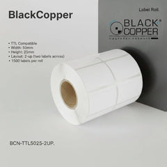 Buy Black Copper BC-TTL-2x1-2up-1500Labels Barcode Label Roll Vmart in Pakistan