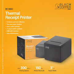 Buy Black Copper BC98AC-USB+LAN Thermal Receipt Printer from Vmart in Pakistan