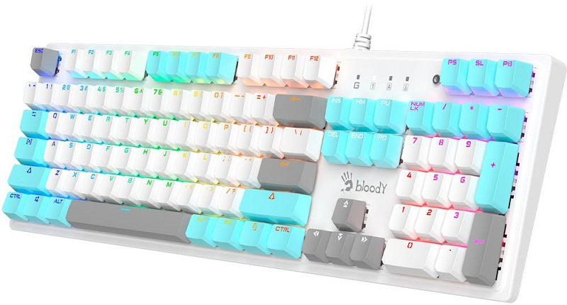 Buy Bloody S510N Mechanical Switch RGB Gaming Keyboard - Ice White from Vmart in Pakistan