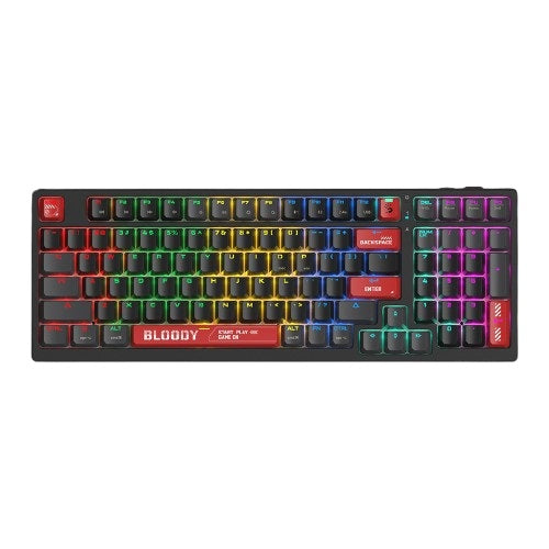 Buy Bloody WS98 Dual-Core Wireless Mechanical Keyboard Sports Red from Vmart in Pakistan