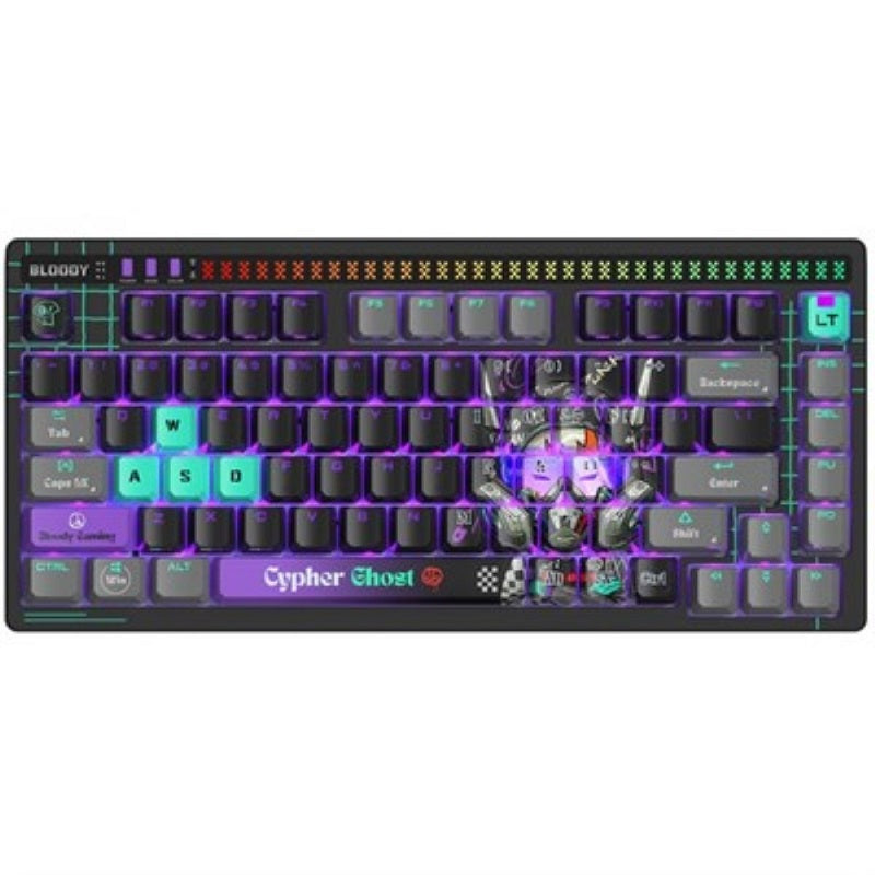 Buy Bloody AT75 Alpha Optical Switch Mechanical Keyboard Cypher Ghost from Vmart in Pakistan