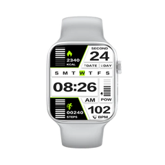 Buy Blulory Glifo 8 Smartwatch - Silver from Vmart in Pakistan