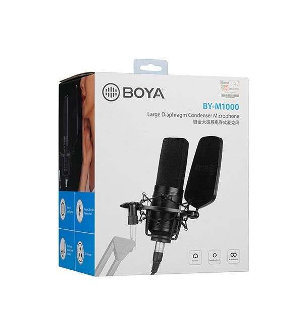Buy BOYA BY-M1000 Large Diaphragm Condenser Microphone from Vmart in Pakistan