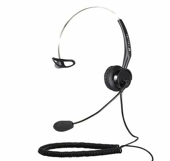 Buy Calltel T400 Mono Ear Noise-Cancelling Headset - 2.5mm/3.5mm from Vmart in Pakistan