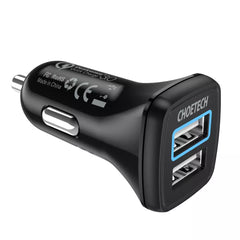 Buy Choetech C0051 QC 3.0 Dual USB-A Ports 36W Car Charger from Vmart in Pakistan