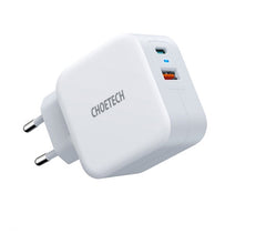 Buy Choetech PD5002 38W+QC3.0 Dual Type C Charger (1C, 1A)- EU Plug from Vmart in Pakistan