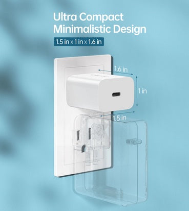 Buy Choetech PD5005 Fast Type C Wall Charger 20W White - EU Plug from Vmart in Pakistan