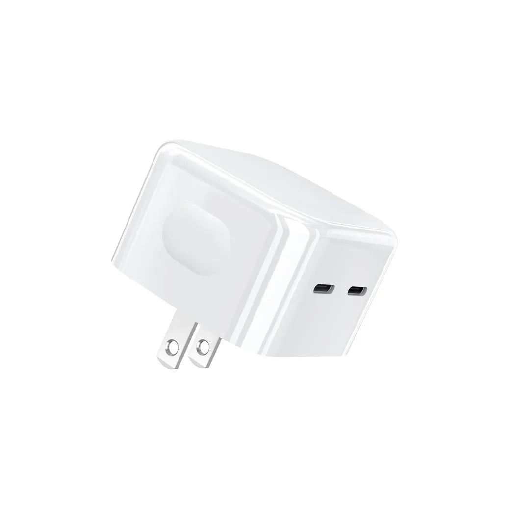 Buy Choetech Q5008 Dual Type-C PD35W Wall Charger - White from Vmart in Pakistan