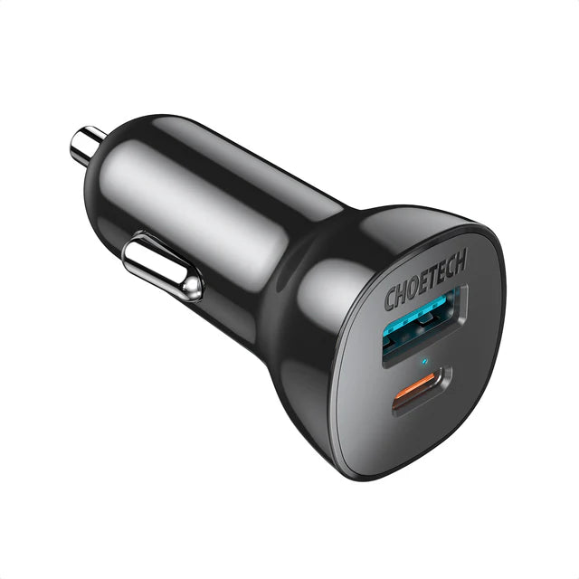Buy Choetech TC0005 Dual QC 3.0 + PD20W 38W Car Charger from Vmart in Pakistan
