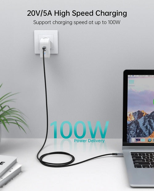 Buy Choetech XCC-1002 USB Type C to Type C 100W Fast Charging Cable 1.8m - Grey from Vmart in Pakistan