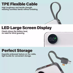 Buy Choetech B695 10000mAh PD15W 3 in 1 Magnetic Wireless Power Bank White/Grey from Vmart in Pakistan