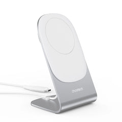 Buy Choetech H046+T518-F 15W Qi Wireless Inductive Charger with MagSafe White from Vmart in Pakistan