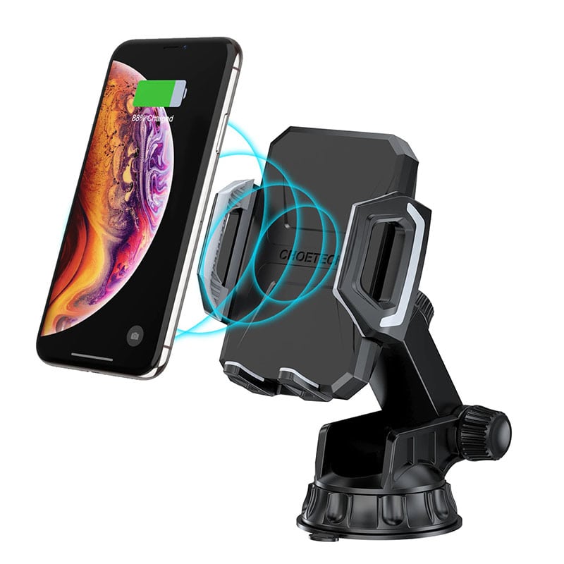 Buy Choetech T521-F 15W Fast Wireless Car Charger Black from Vmart in Pakistan