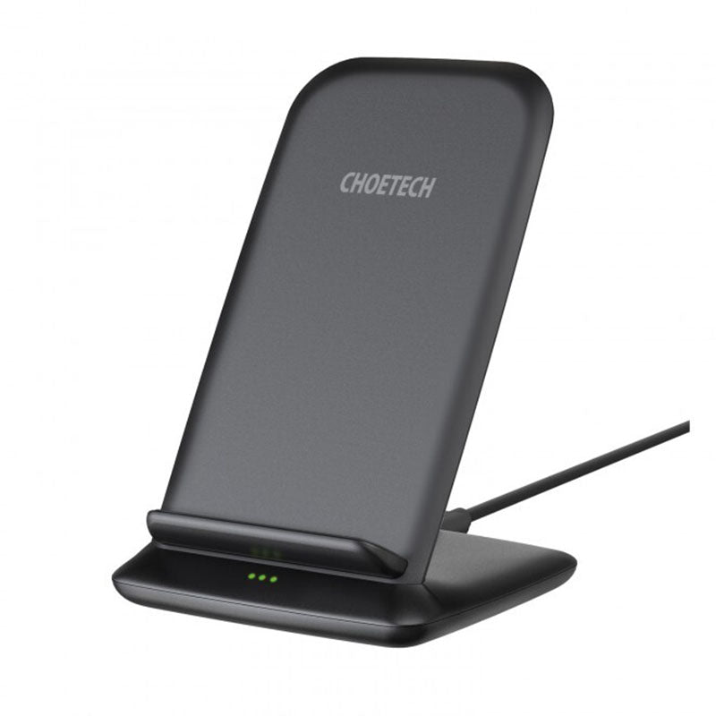 Buy Choetech T555-F 15W Fast Wireless Charger Stand + 1.2m Cable Black from Vmart in Pakistan