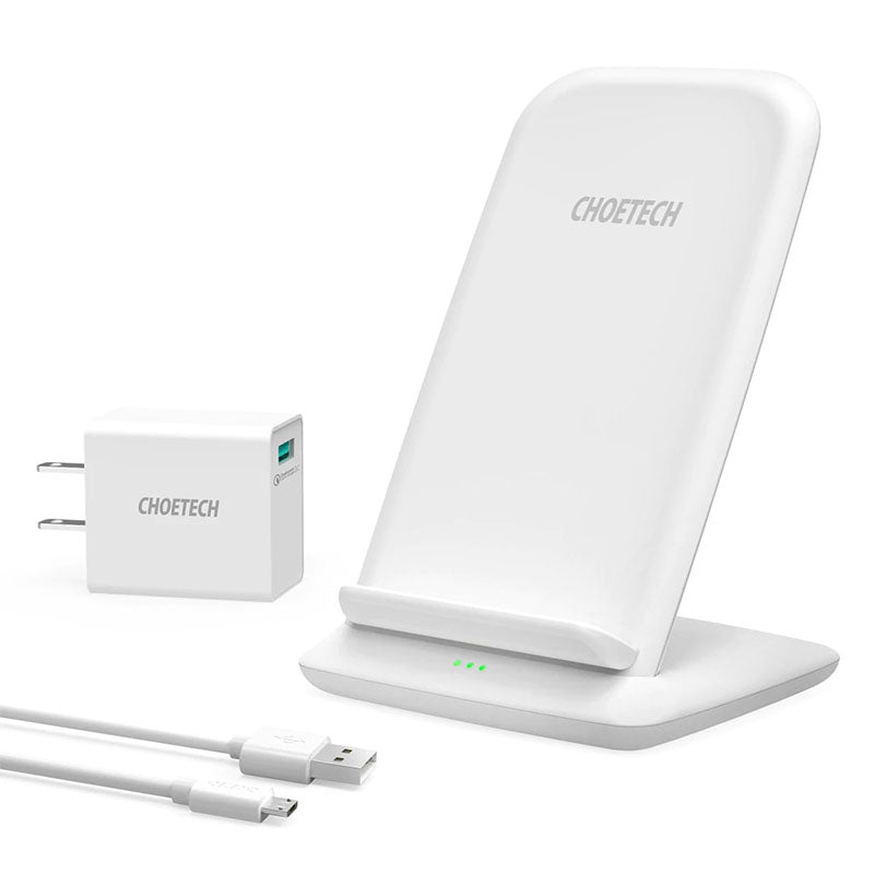 Buy Choetech T555-F 15W Wireless Charger White from Vmart in Pakistan