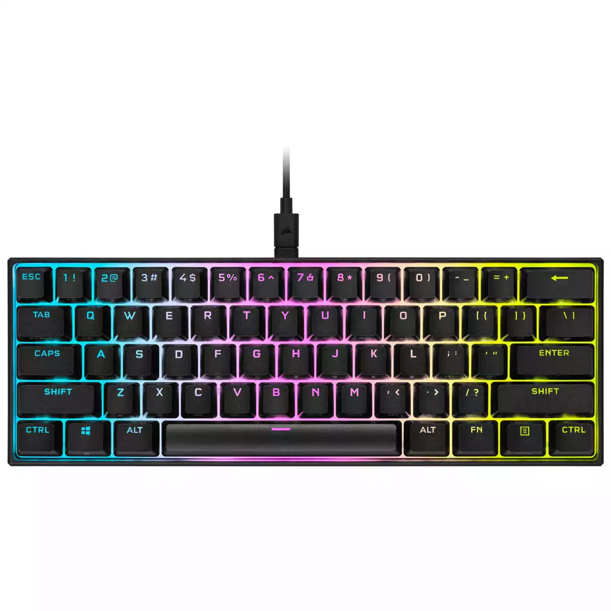 Buy Corsair K65 RGB Mini 60% Mechanical Gaming Keyboard - Cherry MX Speed Black from Vmart in Pakistan