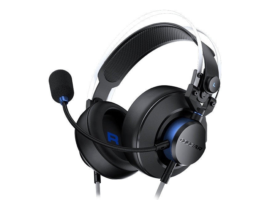 Buy Cougar VM410 Gaming Headset - PS (Black/Blue) from Vmart in Pakistan