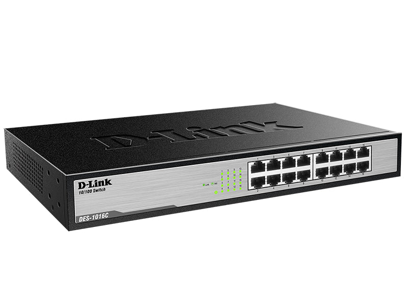 Buy D-Link DES-1016C 16-Port 10/100 Mbps Unmanaged Switch from Vmart in Pakistan