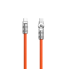 Buy Dudao L24CC Angled USB-C To USB-C 120W Cable 1m - Orange from Vmart in Pakistan