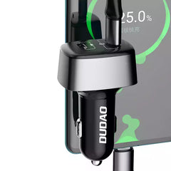 Buy Dudao R7XS 60W 2 in 1 Car Charger from Vmart in Pakistan