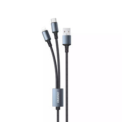 Buy Dudao TGL2 6A 2-in-1 Charging Cable Type C Lightning USB Cable from Vmart in Pakistan