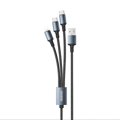 Buy Dudao TGL2+ 6A 3 in 1 Super Fast Charging Cable 1.2m from Vmart in Pakistan