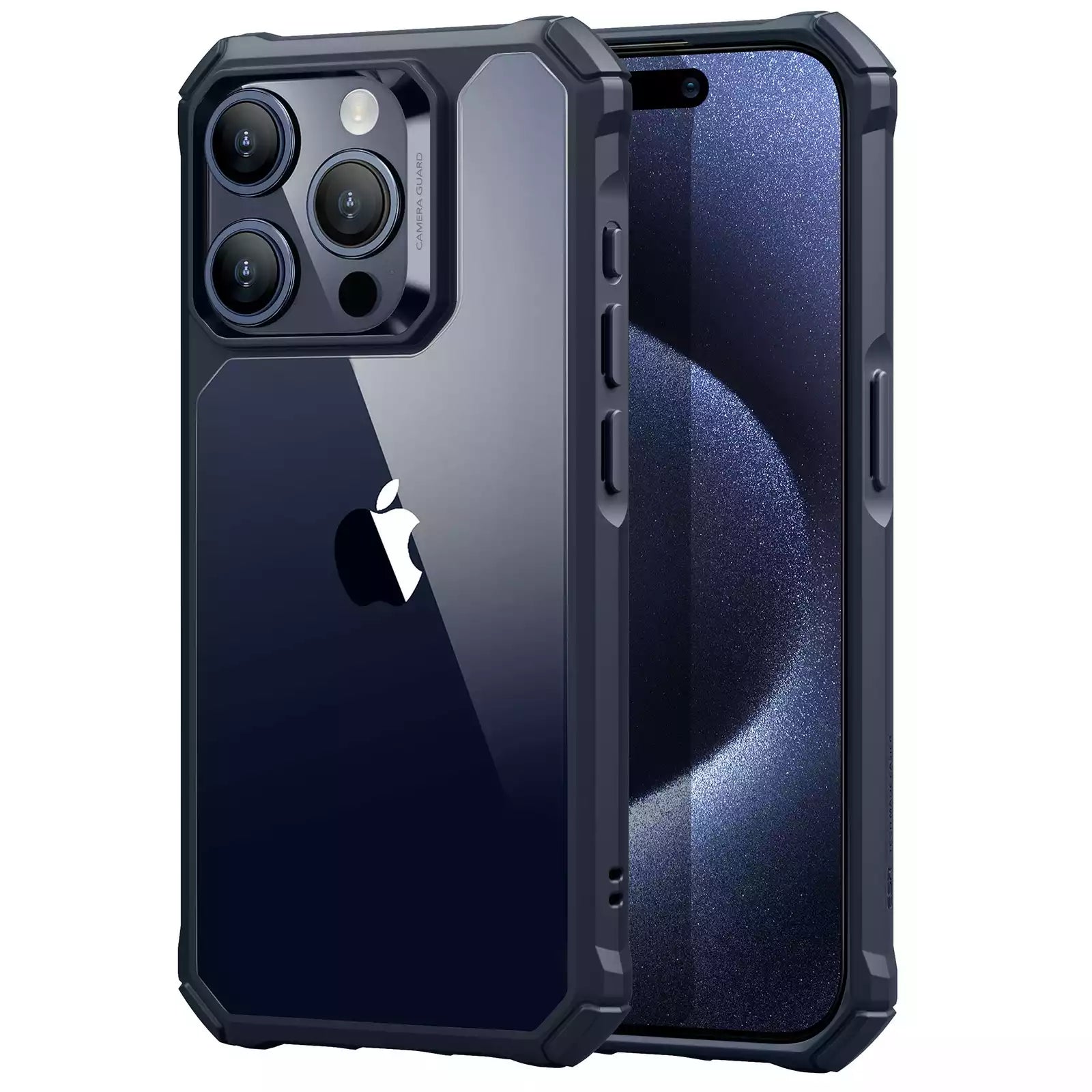 Buy ESR Air Armor Clear Case for iPhone 15 Pro Max - Dark Blue from Vmart in Pakistan