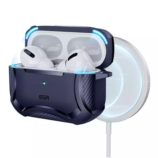 Buy ESR AirPods Pro (2022/2019) Cyber Tough Case (HaloLock) - Navy Blue from Vmart in Pakistan
