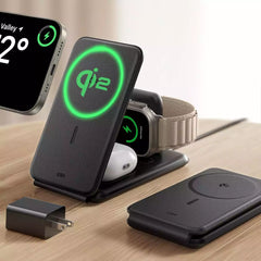 Buy ESR QI2 3 In 1 Travel Wireless Charging Set Black from Vmart in Pakistan