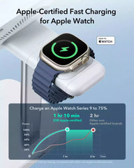 ESR Qi2 3 in 1 Wireless Charging Station with CryoBoost (HaloLock) Black US Plug