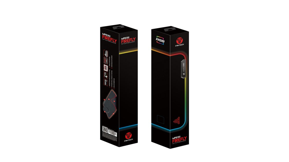 Buy Fantech Firefly MPR351 Soft Cloth RGB Mousepad from Vmart in Pakistan
