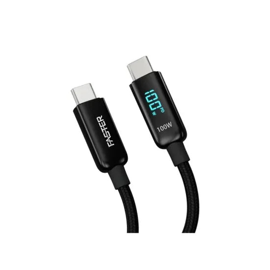 Buy Faster VL-100 100W USB-C TO USB-C PD Cable from Vmart in Pakistan