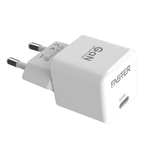 Buy Faster FAC-30C GAN 30W Smallest PD Super Fast Charger from Vmart in Pakistan