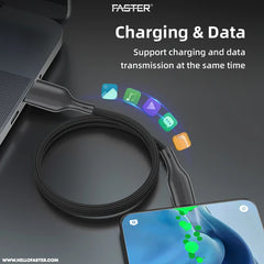 Buy Faster FC-08 USB To Type C Cable from Vmart in Pakistan