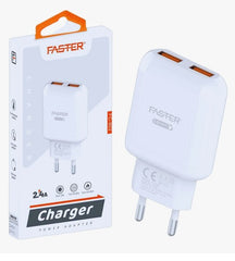 Buy Faster FC-902 Dual USB 2.4A Charger from Vmart in Pakistan